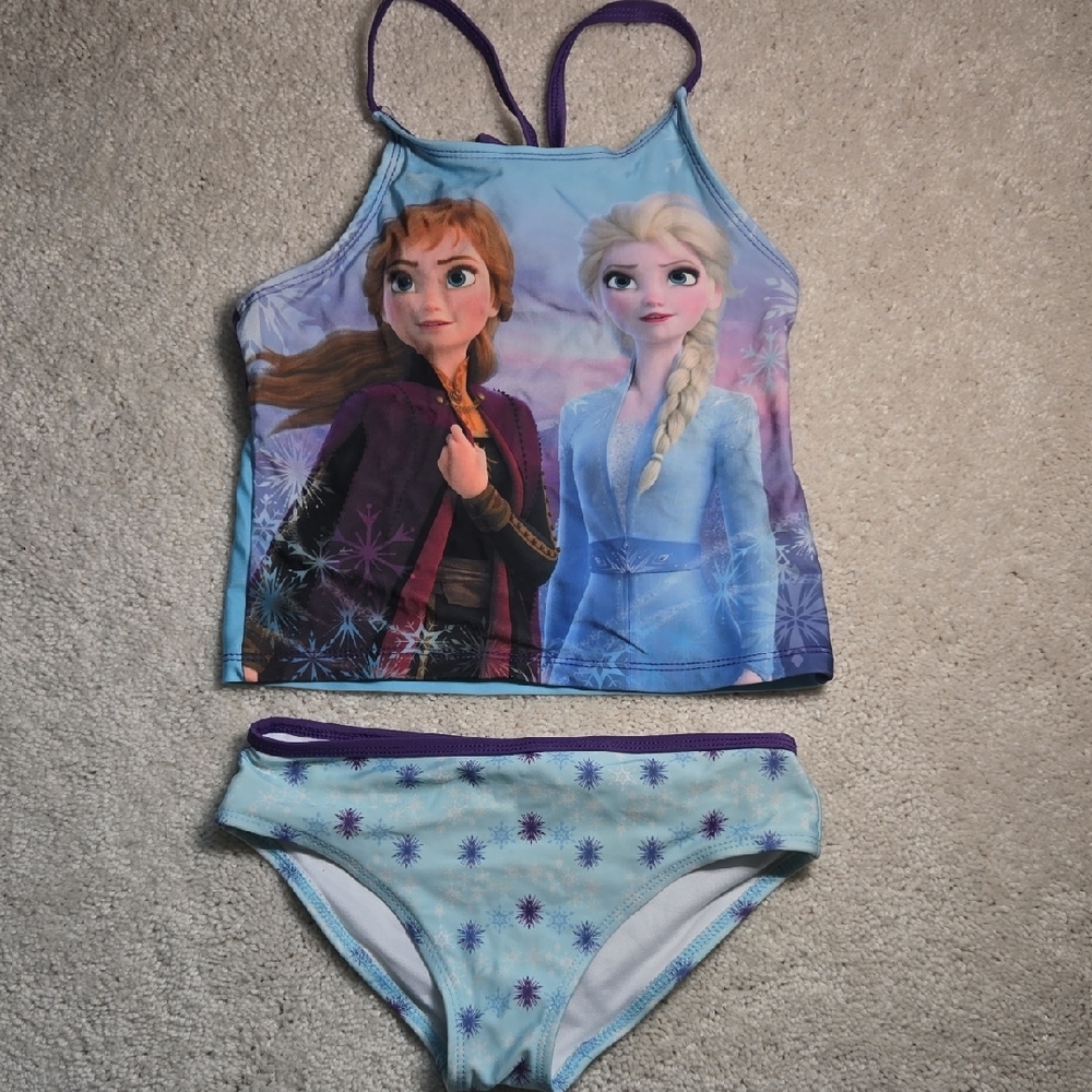 Frozen Themed Girls' Swimsuit Set